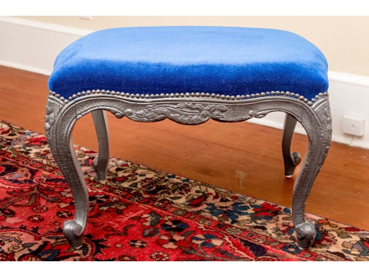 Custom Upholstered Louis XVI Style Bench