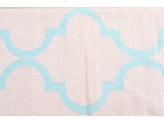 Fabulous Flat Weave Wool 'June' Carpet, 8' X 5', New