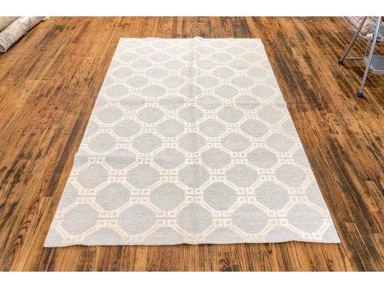 Hand Knotted Indian Linen Shumaq Carpet, 8' X 5', New