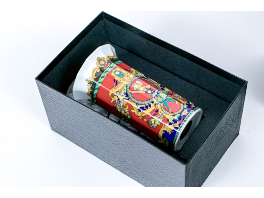 Vintage Versace By Rosenthal Studio-Linie Vase- Le Roi Soleil