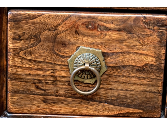 Chinese Carved Console Cabinet