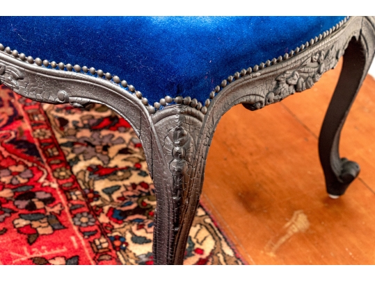 Custom Upholstered Louis XVI Style Bench