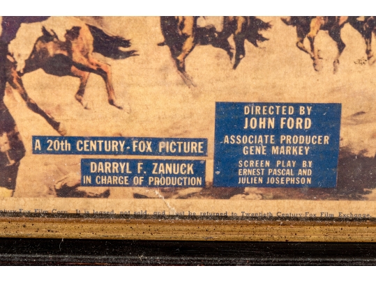 Collection Of Seven 1930's Stamford Theatre Movie Posters And  A 1953 Movie Poster