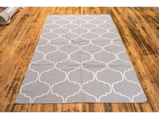 Flat Weave Wool 'Maroc Delphine', 8' X 5', New