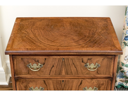 Banded Mahogany Bachelors Chest