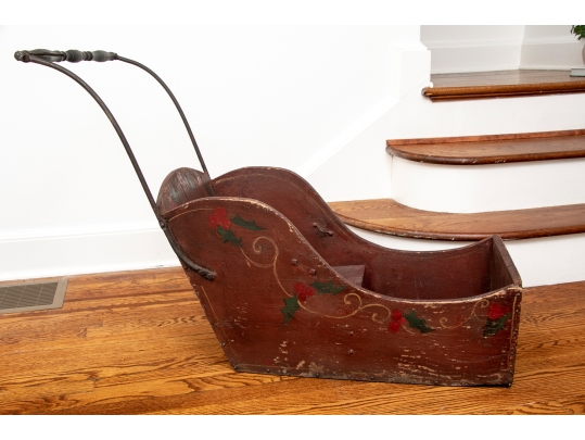 Vintage Wooden Child's Sled