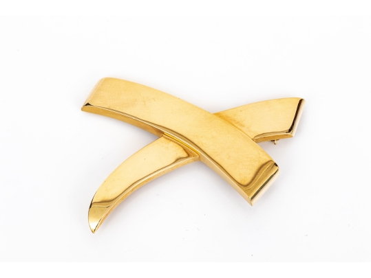 Tiffany & Co. 18k Yellow Gold Paloma PIcasso Iconic Jumbo Graffiti 