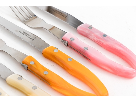 Set Of Twelve French Claude Dozorme 