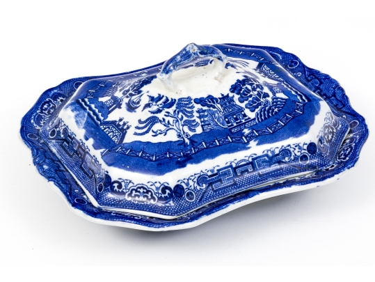 Collection Of English Blue And White Transferware