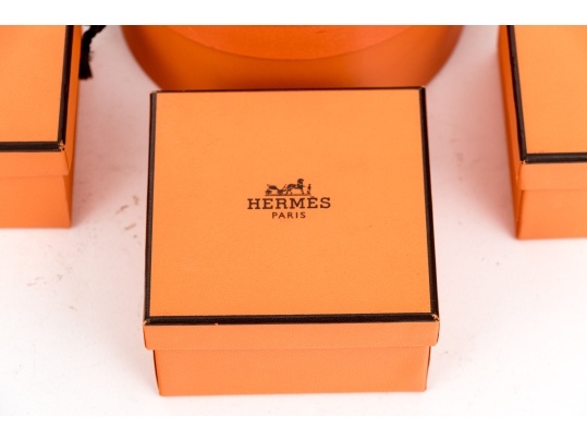 Grouping Of Four Hermes Empty Boxes