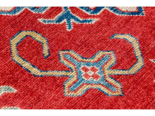HAND KNOTTED ROOM SIZE PAKISTAN KAZAK WOOL CARPET, APX 9 X 12, NEW