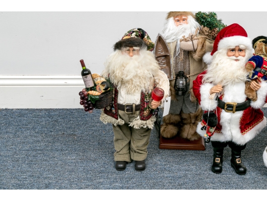 Collection Of 15 Pieces Of Christmas Related Decoration