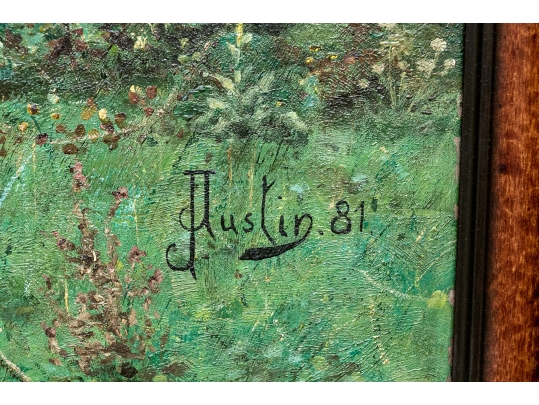 Austin Signed Oil On Canvas Painting, Landscape, '81
