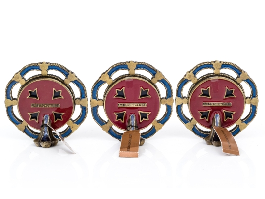 Jay Strongwater Set Of Three 1 3/4