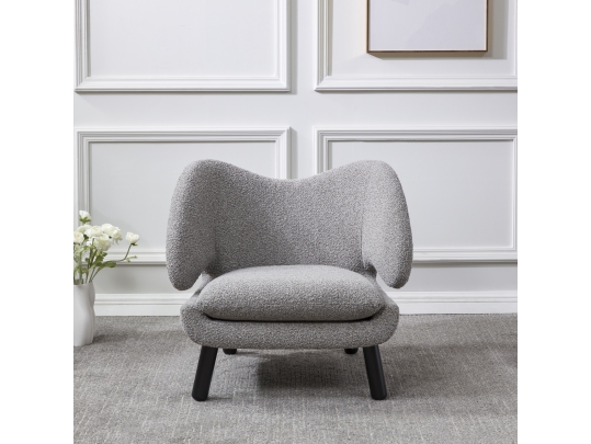 Felicia Boucle Contemporary Accent Chair