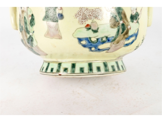 Chinese Famille Verte Porcelain Jardinière