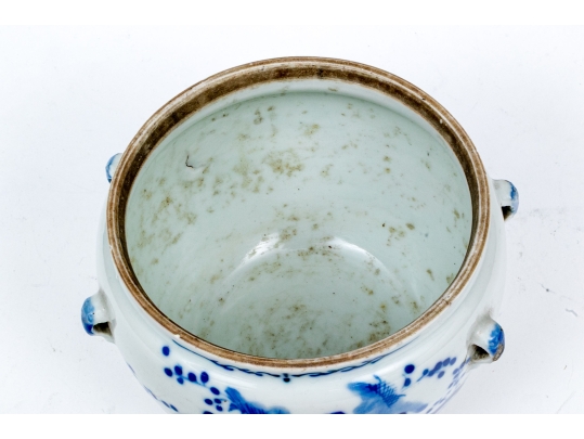 Chinese Blue And White Porcelain Lidded Jar