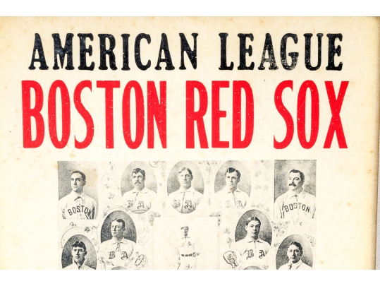 Collection Of Four Antique And Vintage Major League Baseball Posters With 1951 Pennant Poster