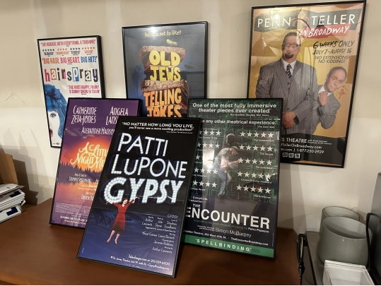 Group Of Six Framed Musical Posters Including Signed Penn & Teller