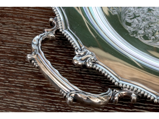 Five Piece Webster Wilcox International Silver Plated “English Flutes” Tea And Coffee Service