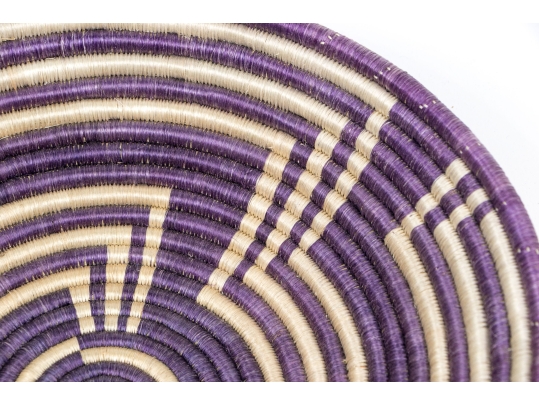Pair Of Two Hand-woven Baskets