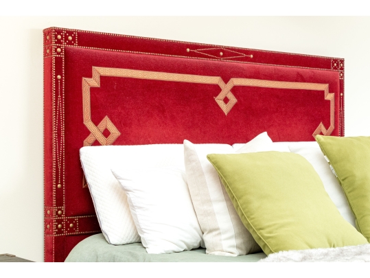 Custom Upholstered King Sized Headboard