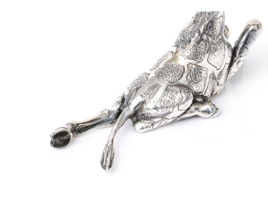 Buccellati Sterling Silver Miniature Lovable Reclining Giraffe, Retail $1,000