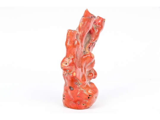 Vintage Natural Red Branch Coral Specimen 