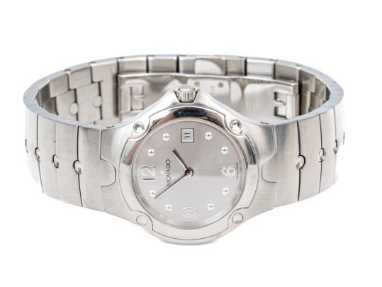 Movado Stainless Steel 27mm Sport Edition Quartz Bracelet Watch, Silver Dial