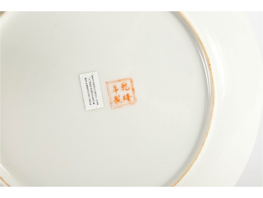 19th Century Hand-Painted Porcelain Plates