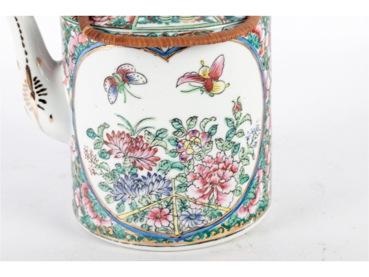 Chinese Famille Rose Porcelain Teapot
