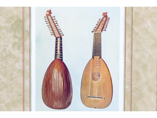 Set Of Eight Decorative Prints Of Instruments