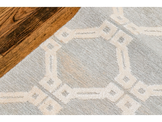 Hand Knotted Indian Linen Shumaq Carpet, 8' X 5', New