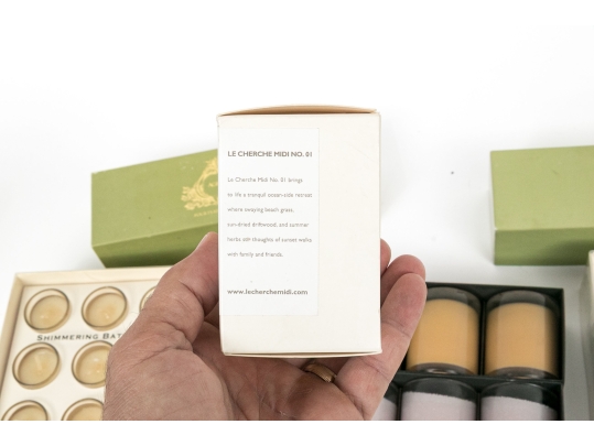 Premium Lot Of Assorted Candles And Votives