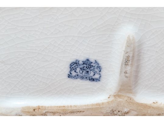 Impressive Decorative Chinese Export Style Twin Handled Porcelain Footbath