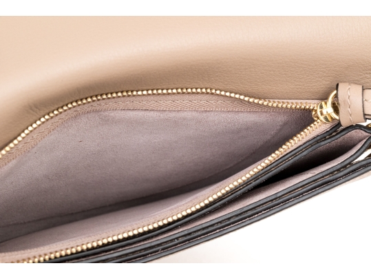 J.W.Anderson Tan Leather Flap Front Shoulder Bag