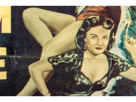 Collection Of Seven 1930's Stamford Theatre Movie Posters And  A 1953 Movie Poster