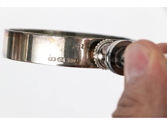 Two Antique Mother-of-pearl Magnifying Glasses