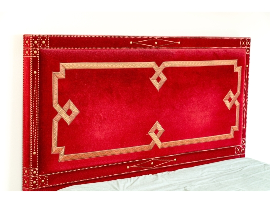 Custom Upholstered King Sized Headboard