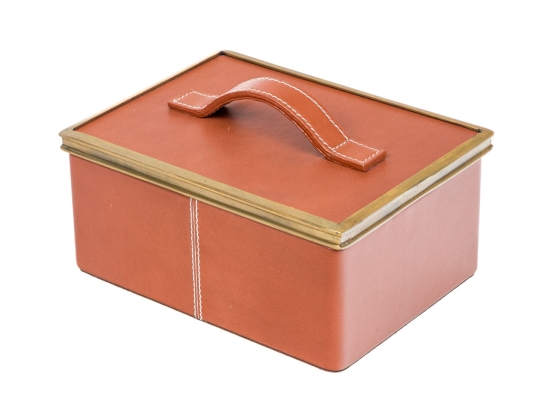 Vintage Williams- Sonoma Home Leather Box