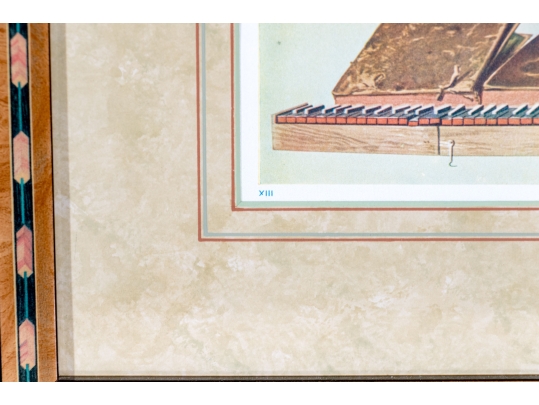 Set Of Eight Decorative Prints Of Instruments
