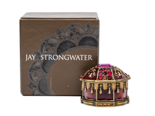 Jay Strongwater Trinket Box, Boxed