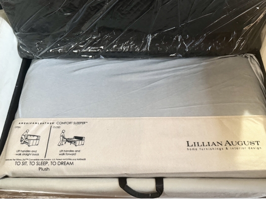 Lilian August American Leather Comfort Sleeper In Suede (RETAIL $5,610)