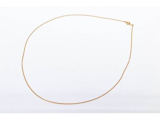 9k Yellow Gold Fine Curb Link Chain