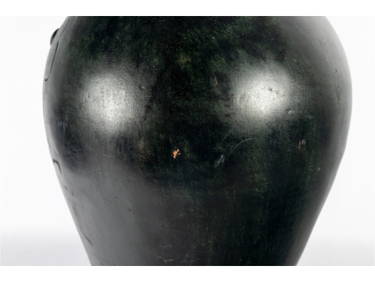 Chinese Style Ceramic Vase With Dragon Relief