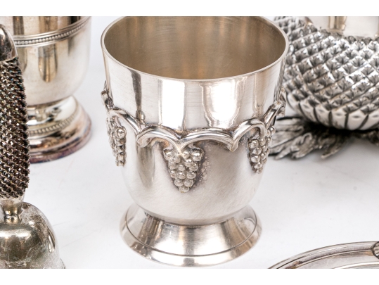 Collection Of Quality VIntage Silver-Plate, Nine Pieces