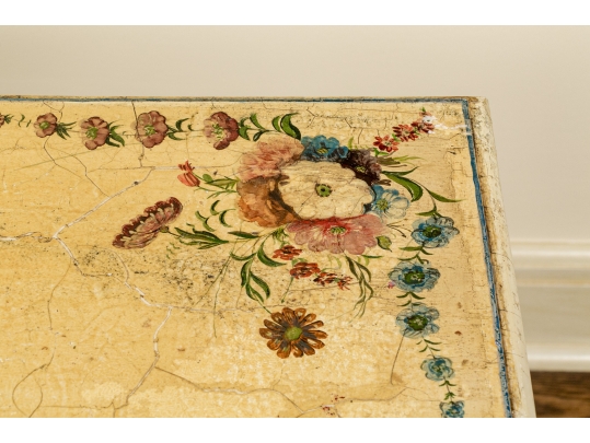 Whimsical Painted French Country Accent Table