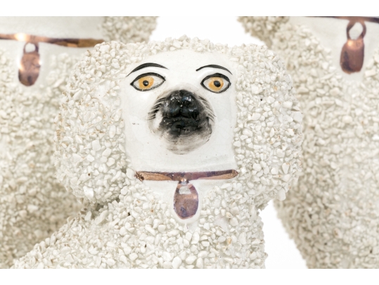 Collection Of 3 English Staffordshire Ceramic Spaniels