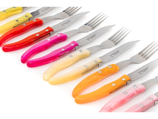 Set Of Twelve French Claude Dozorme 