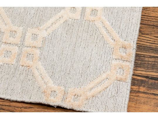 Hand Knotted Indian Linen Shumaq Carpet, 8' X 5', New